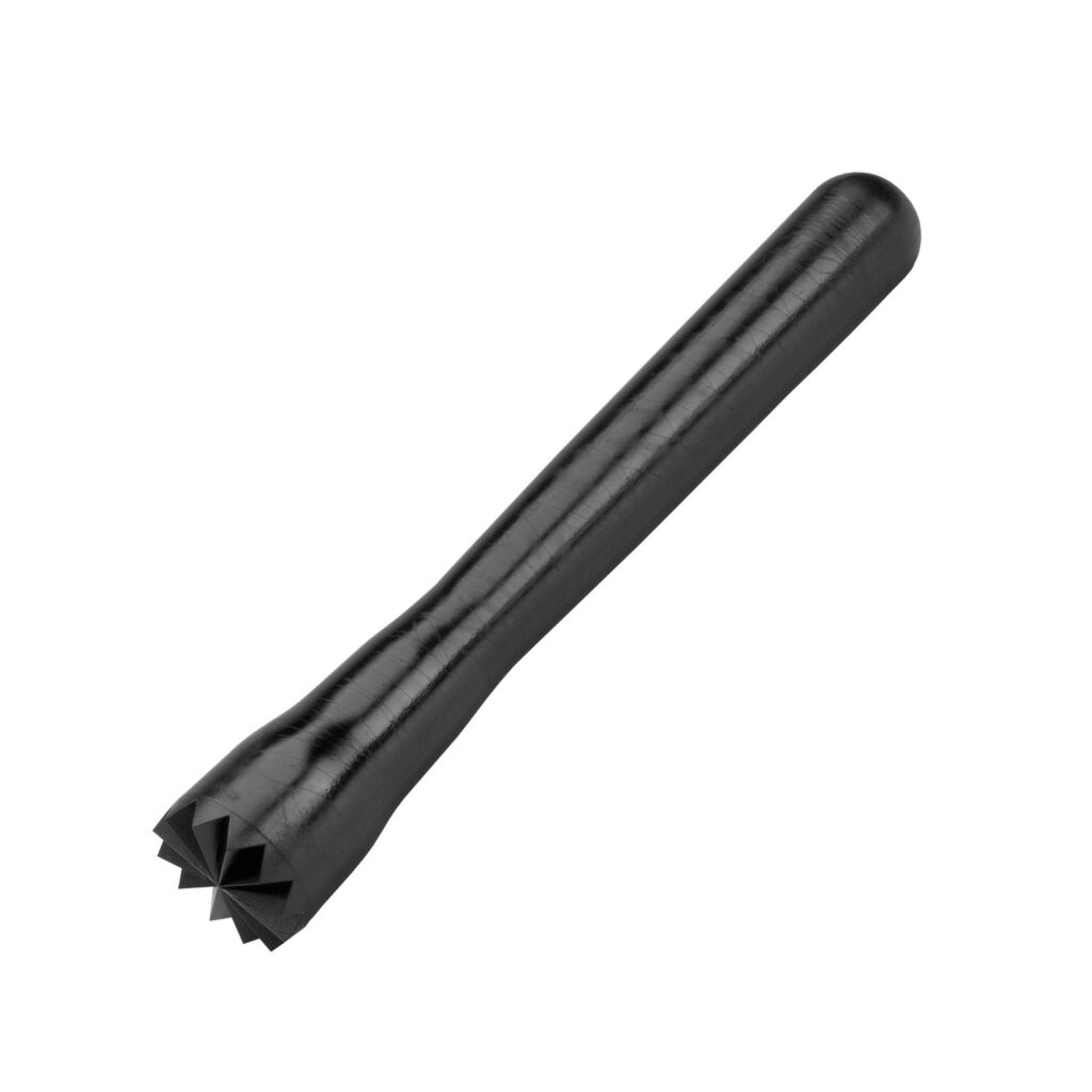 Mortero plástico radial muesca gruesa 24 cm