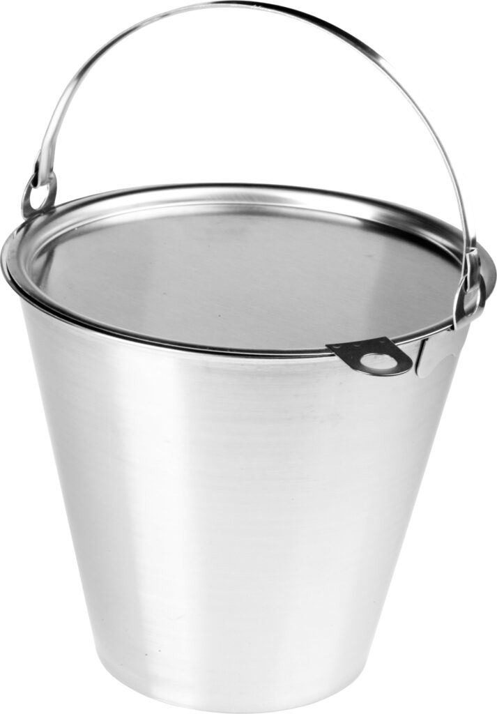 Cubo Transporte Hielo acero 10Litros (s/tapa)