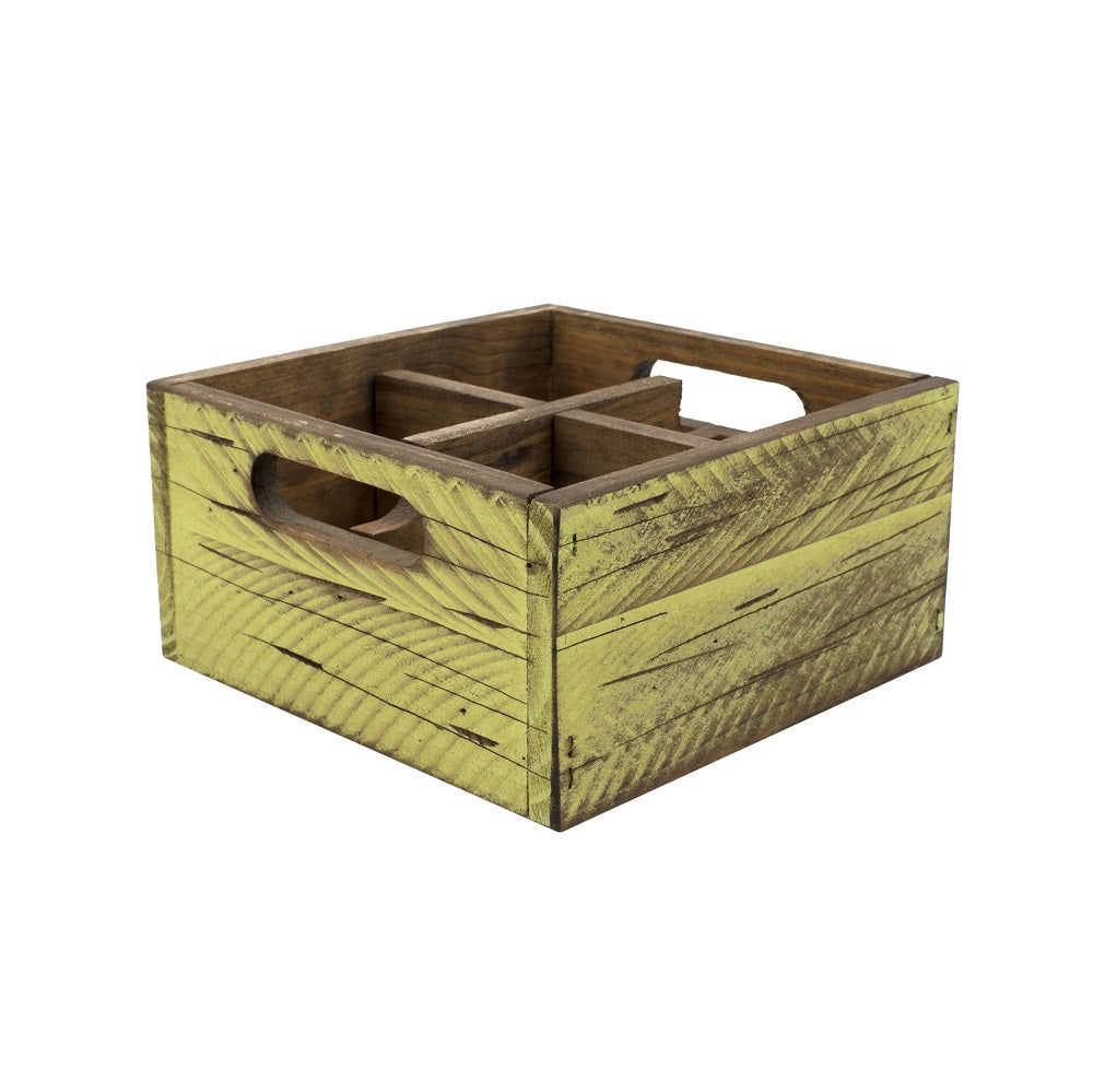 Caja de madera grande Blanco
