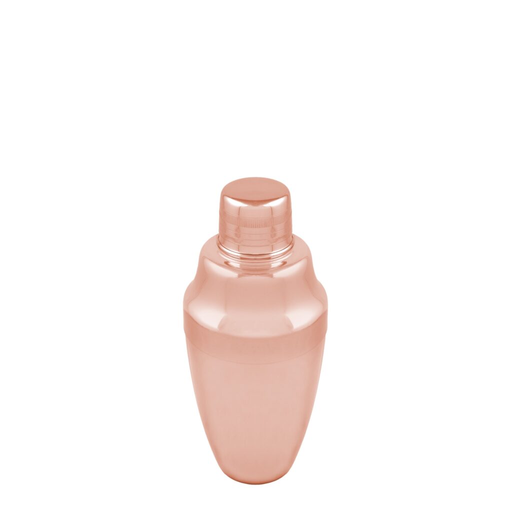 Yukiwa Coctelera Clásica 360ml Dorada Rosa