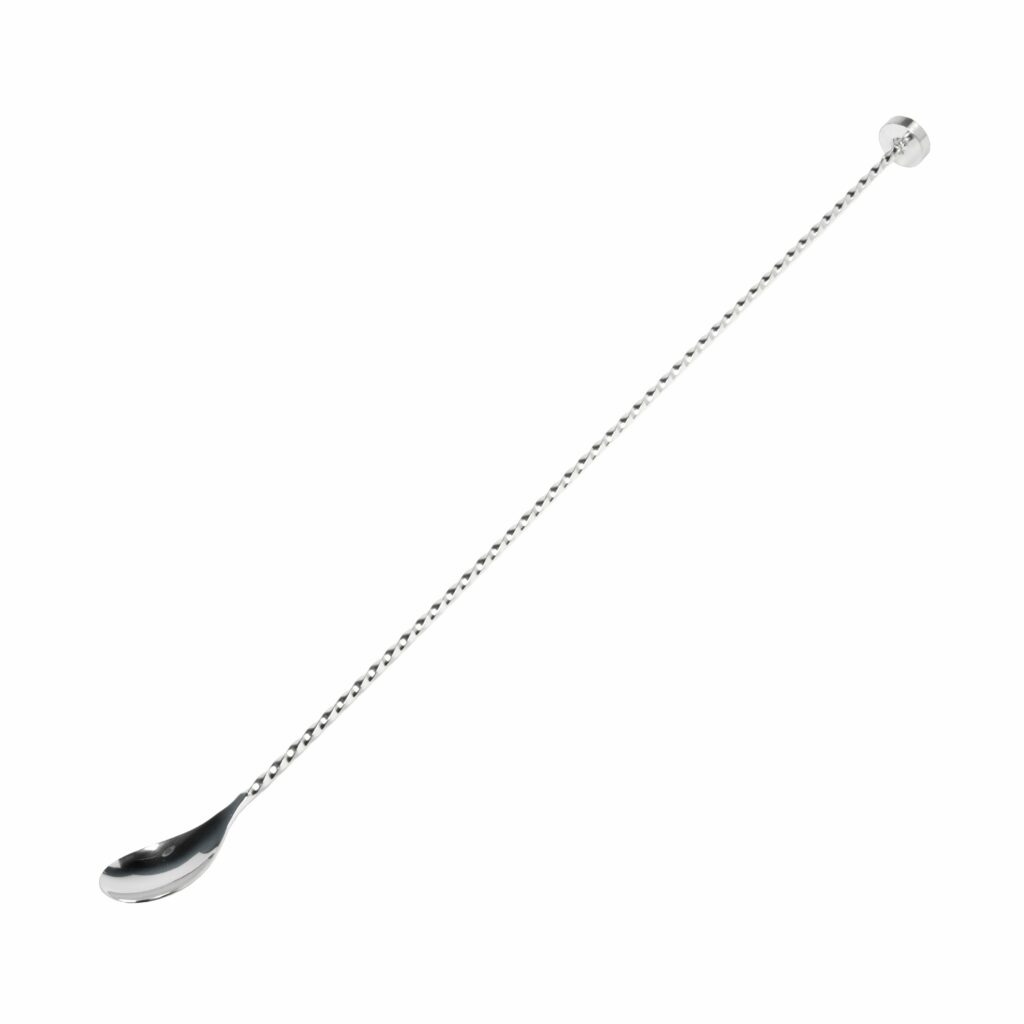 Cuchara Bartender Mortero 400mm Plata