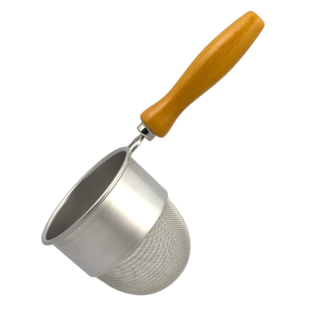 Colador Fino Japonés infusiones mango madera