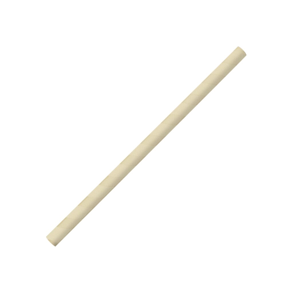 Pajita 6x150mm Bambu Beige (250u)