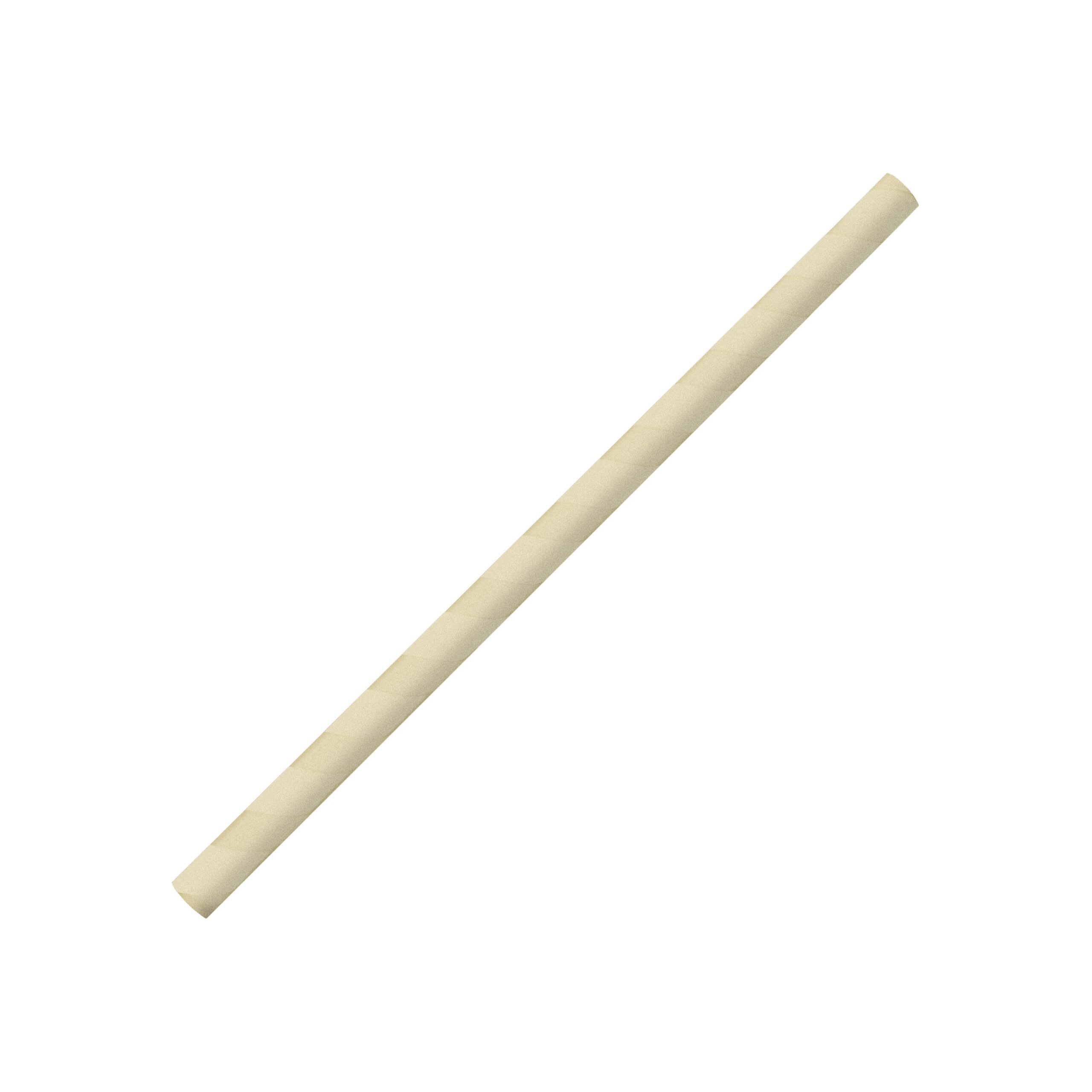 Pajita 6x150mm Bambu Beige (250u)