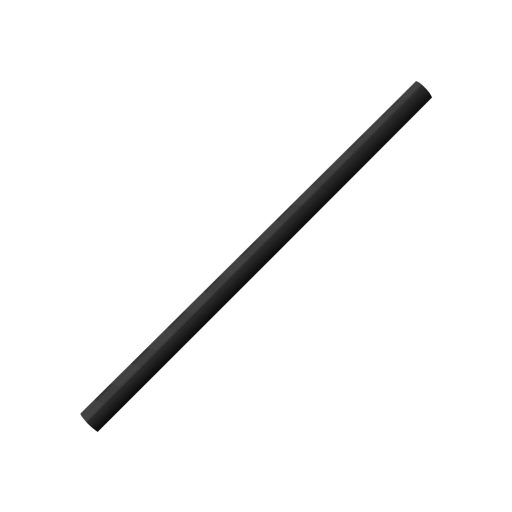 Pajita 6x150mm Bambu Negra (250u)