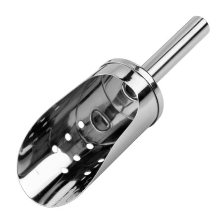 Pala hielo acero inox 10x5cm Perforada