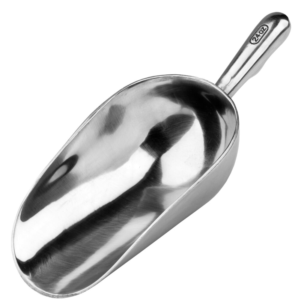 Pala hielo aluminio 24oz 19x10cm (lavado a mano)