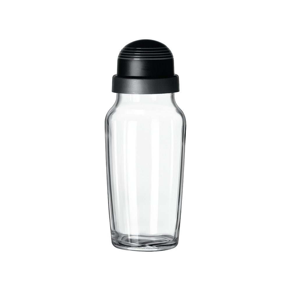 Coctelera c/tapa negra 580ml Vidrio