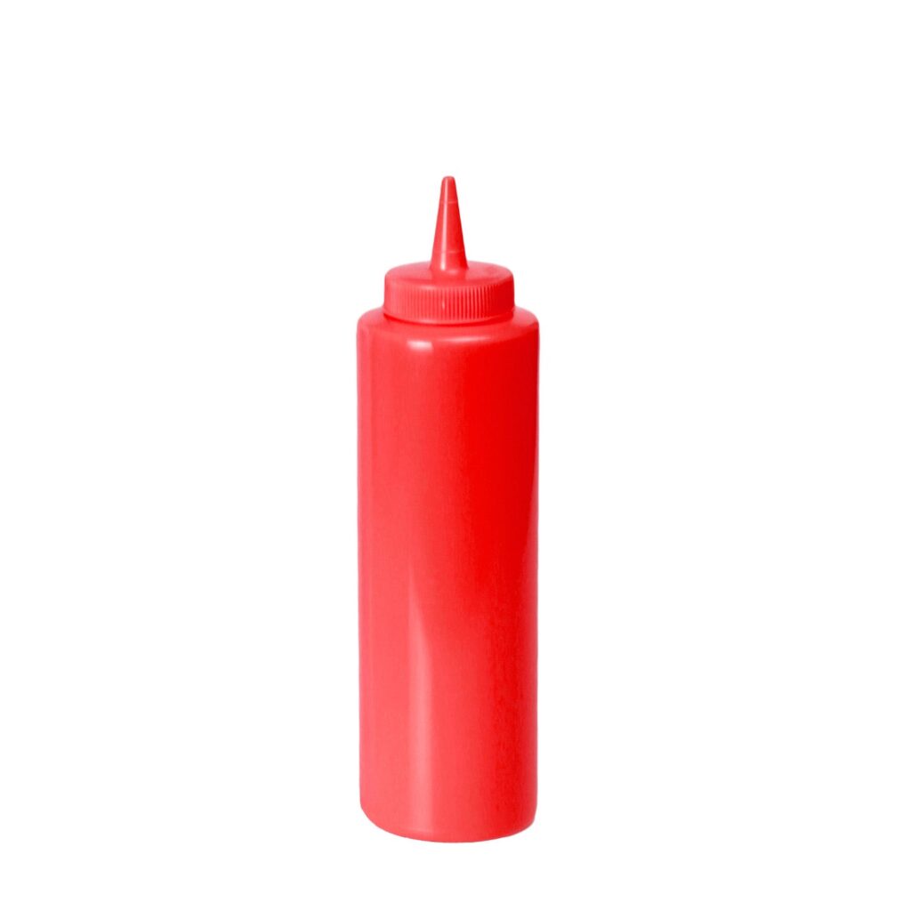 Biberón Salsas 236ml  8oz Rojo Ketchup
