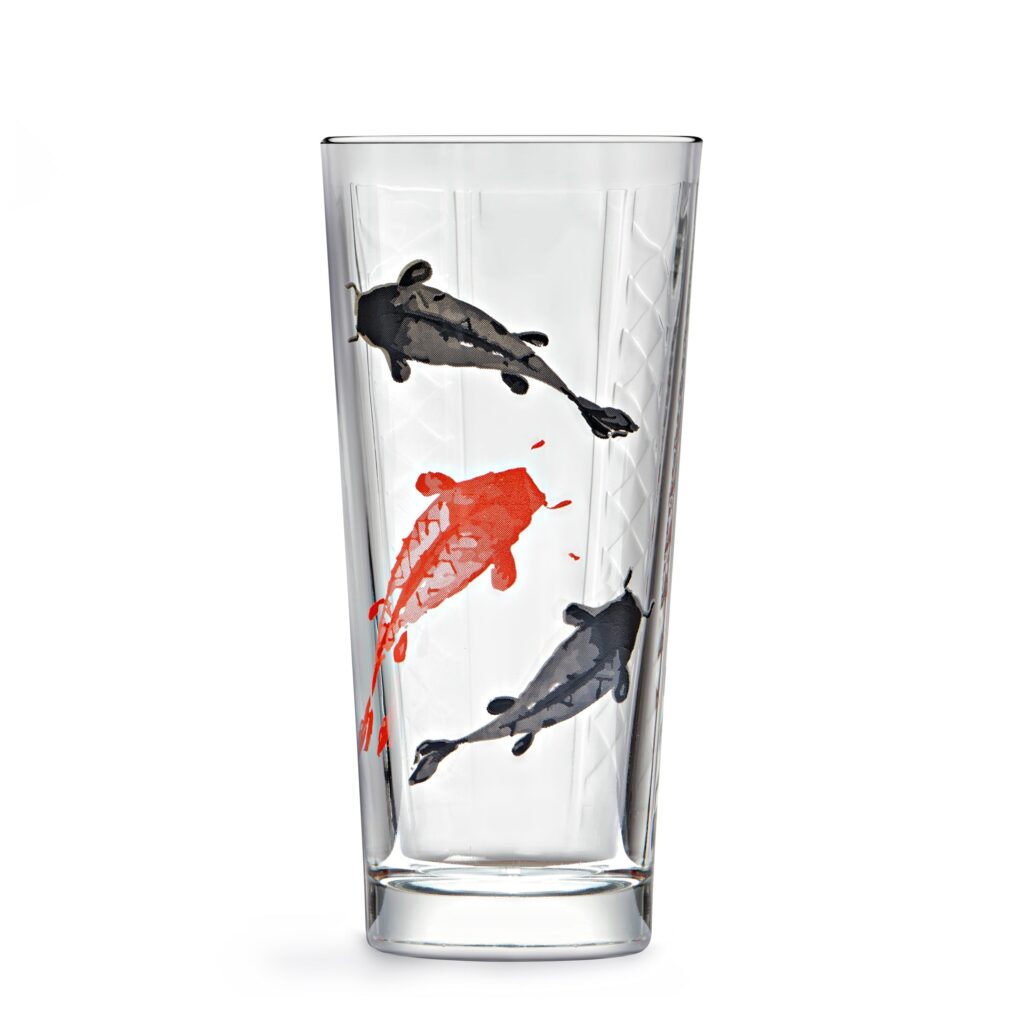 Niho Vaso Hi-Ball 360ml Pez Koi