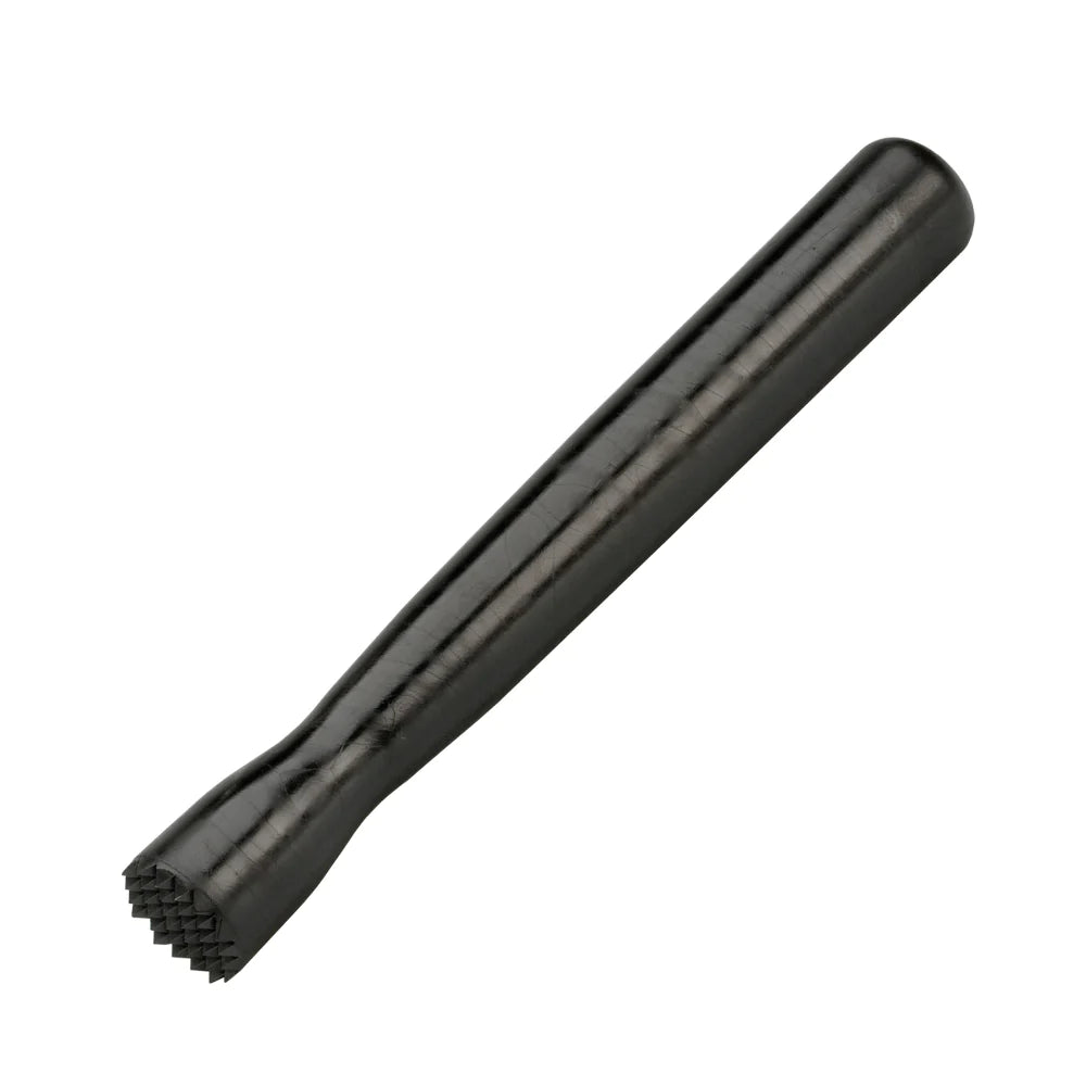 Mortero plástico muesca fina 21cm negro