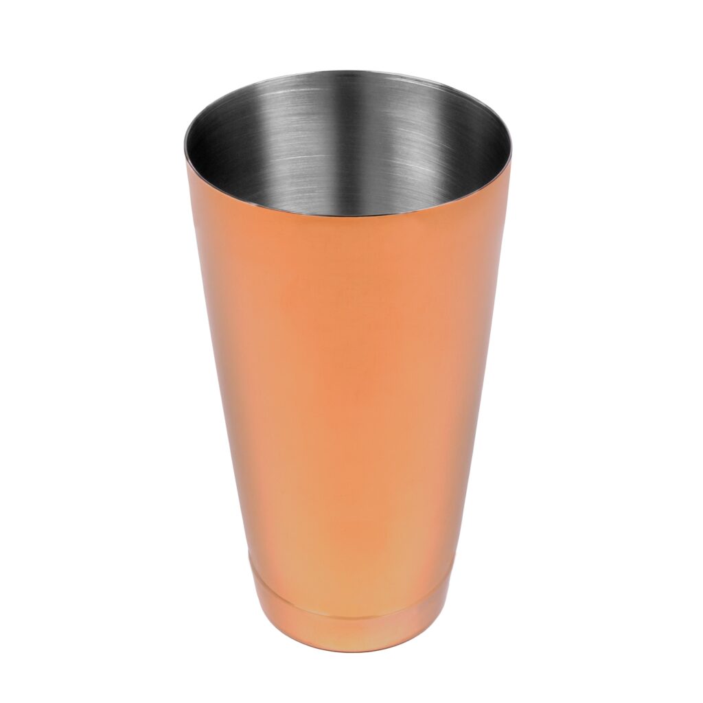 UrbanBar Coctelera Boston 650ml Dorada Rosa Tin