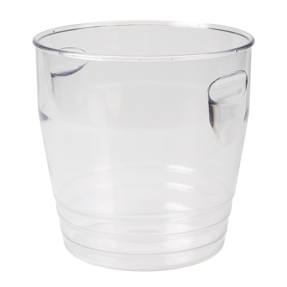Cubitera Plástica Cuadrada Transparente 5lt