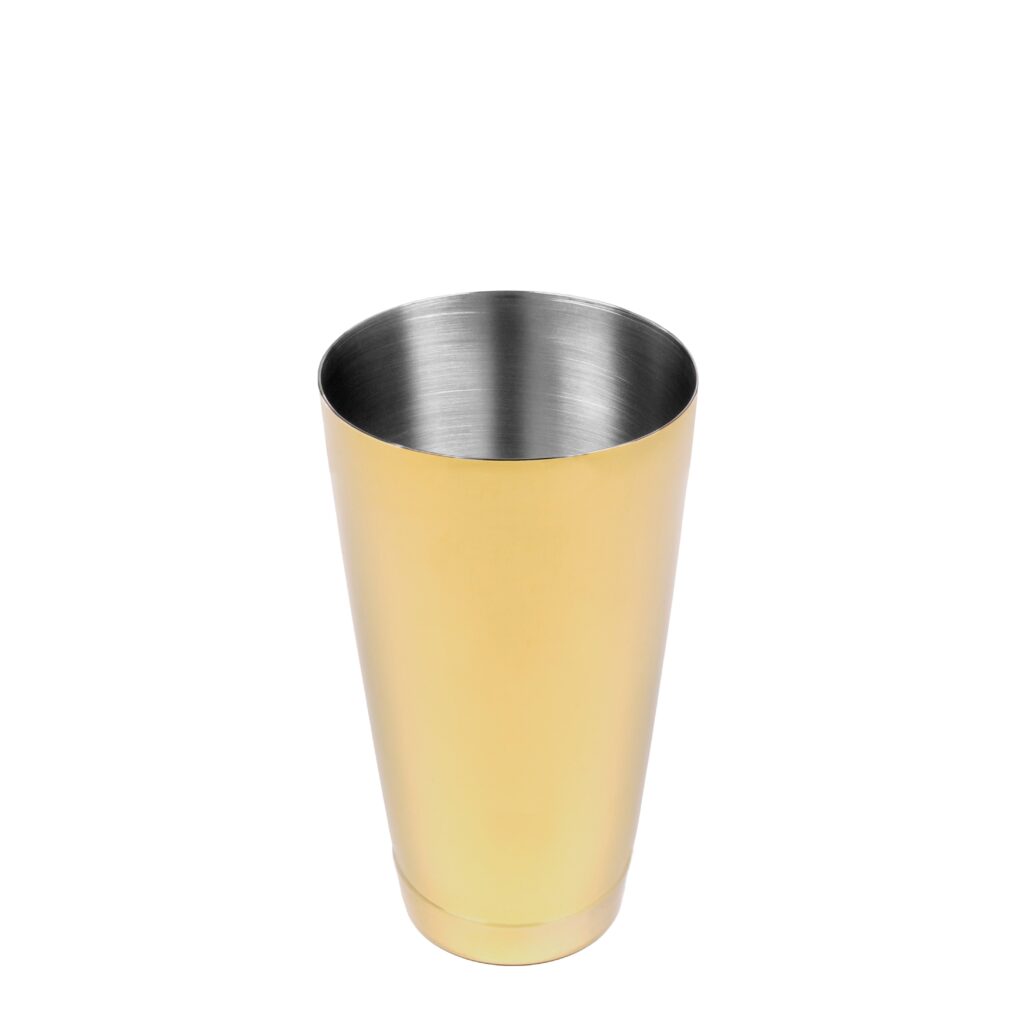 Coctelera Boston 840ml Dorada -Sin vaso-