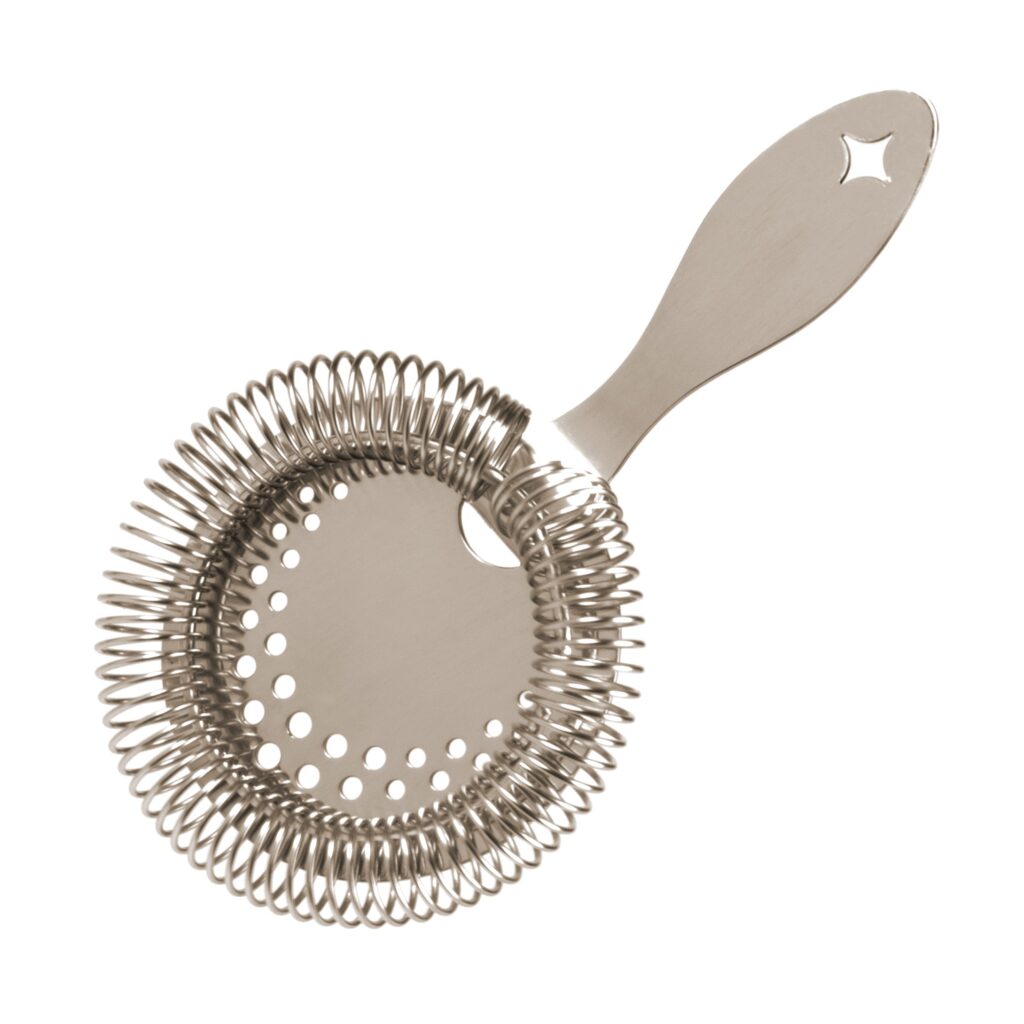 Bonzer Colador Gusanillo Liso Plata