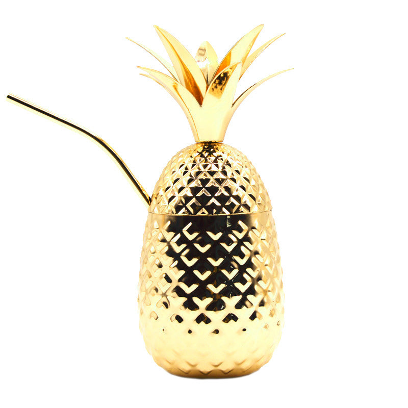 47Ronin Piña Metal pajita 710ml Dorada
