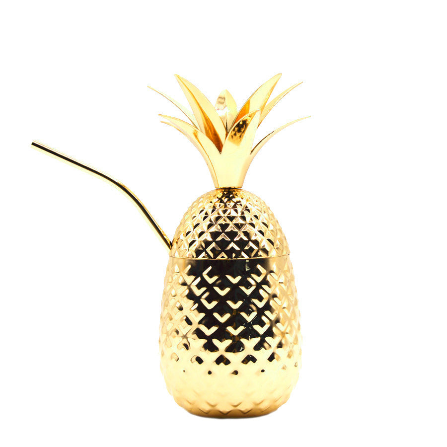 47Ronin Piña Metal pajita 455ml Dorada