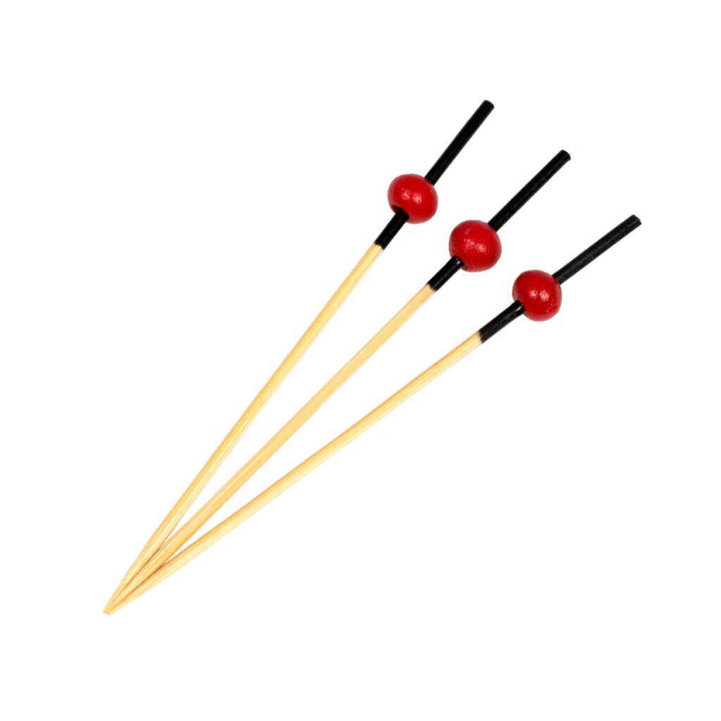 Brocheta Bambú 90mm Bola Neutra (100)