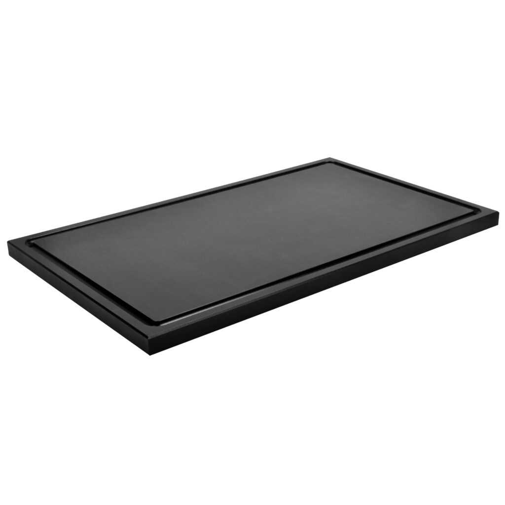 Tabla corte 50x30cm antideslizante polietileno negra
