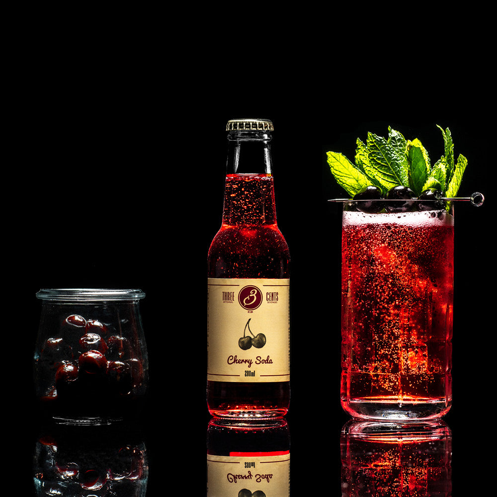 Three Cents Soda Cereza 200ml - Cherry