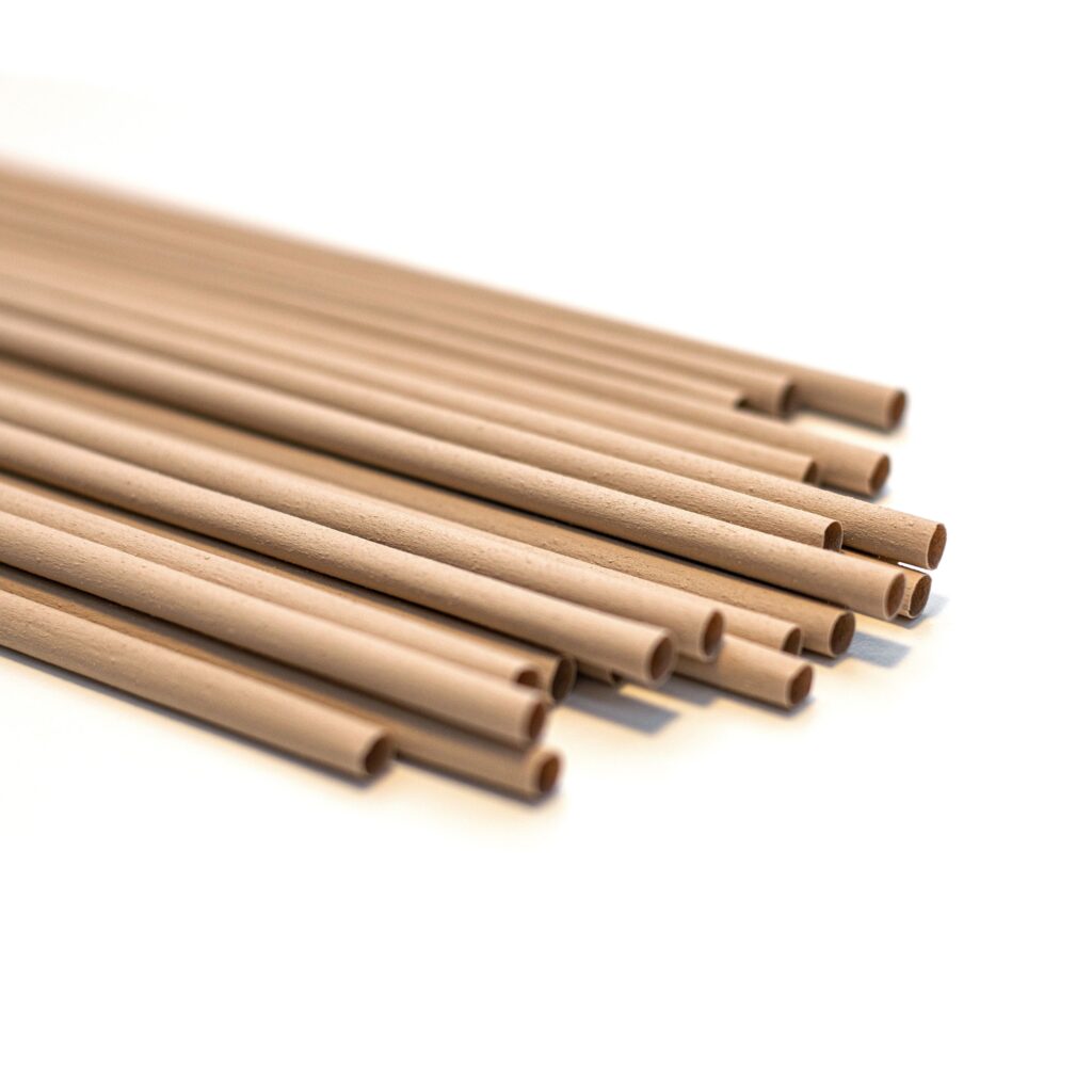 Pajita 6x230mm Bambu Blanda (250u)