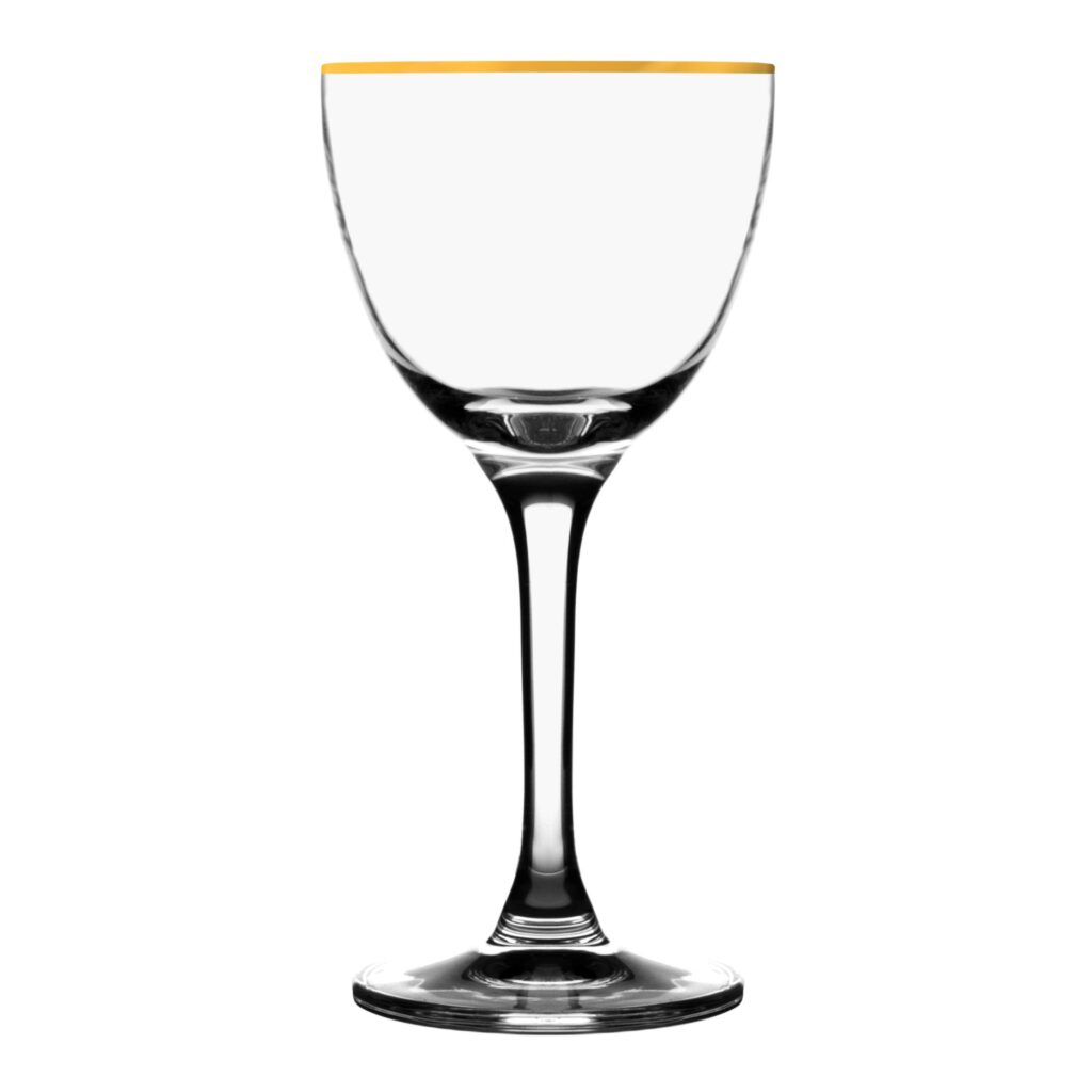 Nick & Nora Copa 160ml Gold Rim