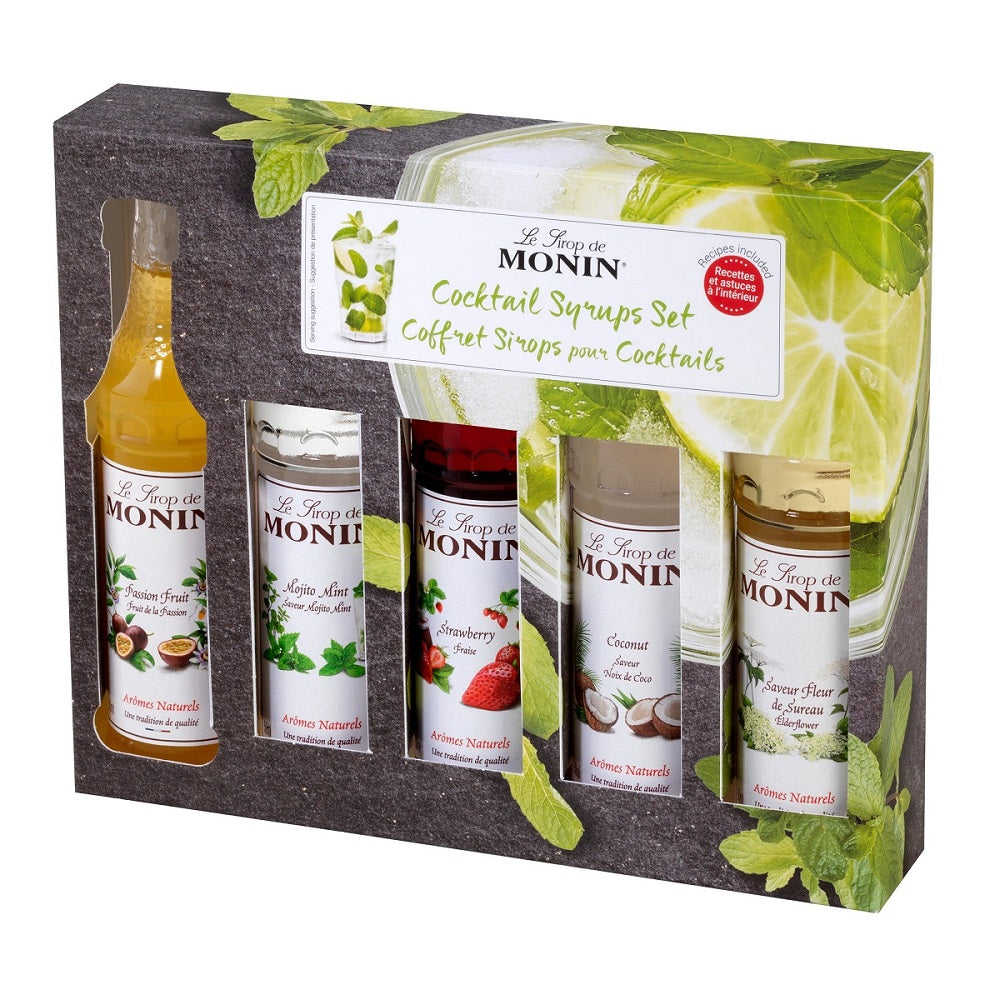 Le Sirop Monin Set Cocktail 5x5cl
