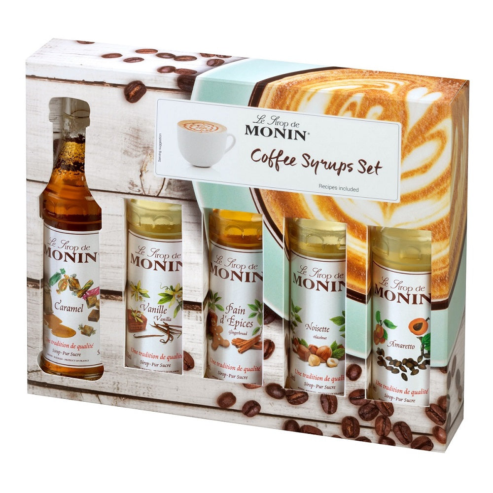 Le Sirop Monin Set Café 5x5cl